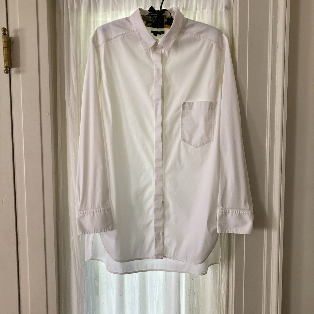 Theory Classic white button down XL